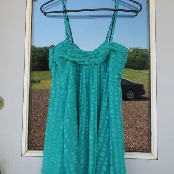 ❌last Chance ❌ EXPRESS polka dot versatile summer dress w/ detachable straps 4 - Picture 8 of 13